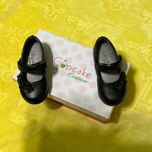 Cupcake Couture Black Kids Dress Shoes
